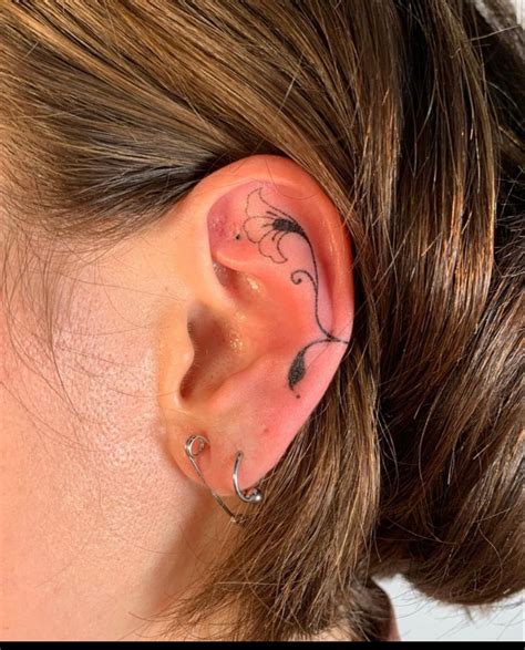 20 Creative Ear Tattoos That Are Cooler Than Earrings Artofit