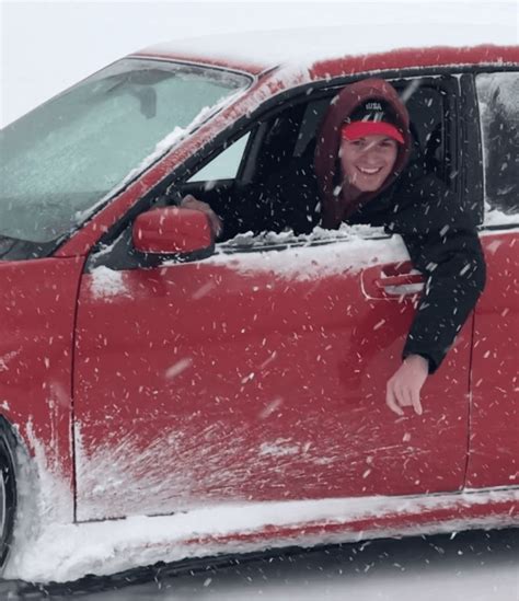 Ansel Elgort Channels Baby Driver in Snowstorm Video