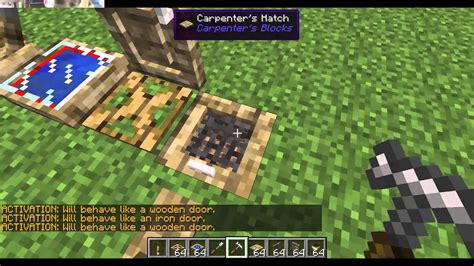 Minecraft Carpenters Block Mod Youtube