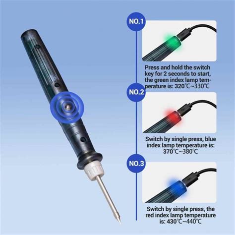 Mini Portable USB 5V 8W Soldering Iron Microlek Online Store