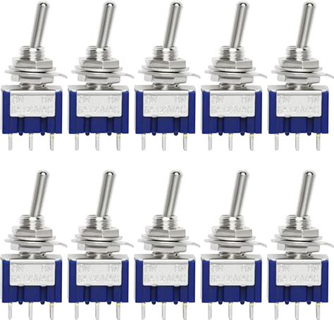 Gikfun Mts102 2 Posiciones 3 Pines Mini Interruptor De Palanca Para