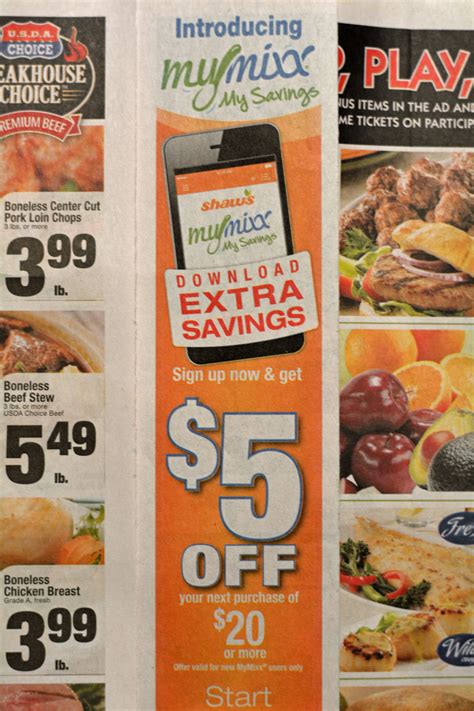 Find Shaw's Coupons Using the MyMixx Savings App