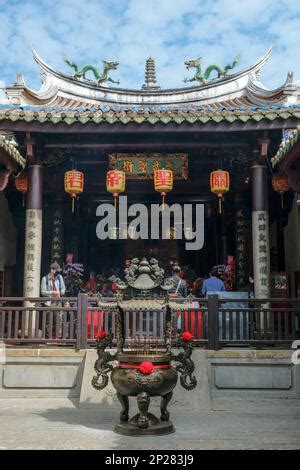 Tainan Taiwan February 4 2023 Statue Of The Chinese Goddess Mazu