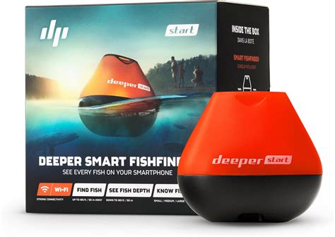 Deeper Start Smart Fish Finder Castable Wi Fi Fish Finder For