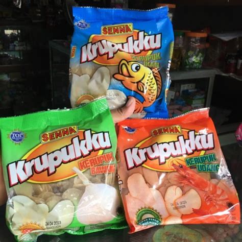 Jual Krupukku Senna Kerupuk 200 Gram Krupuk Mentah Ikan Bawang Udang