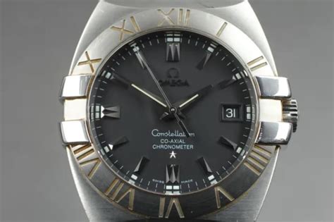 Exc Montre Omega Constellation Double Eagle Chronom Tre Cadran Noir