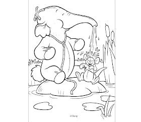 FREE COLORING PAGES: Disney Lumpy from Winnie the Pooh Coloring Pages