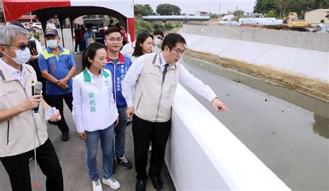 市長黃偉哲視察虎頭溪排水護岸進度 盼降低市區淹水風險 台新傳媒 台灣新新聞報