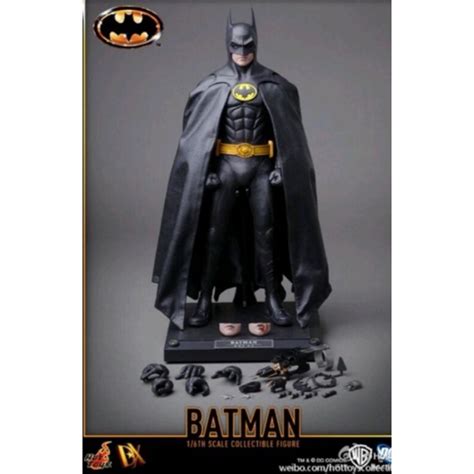 野獸國 Hot Toys DX09 蝙蝠俠 1989 1 6 Batman 米高基頓 非 DX08 MMS170 蝦皮購物