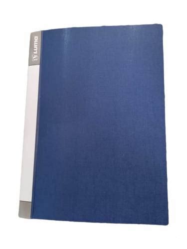 Carpeta Oficio C Folios X 10 T Plast Azul Negro Luma Luma