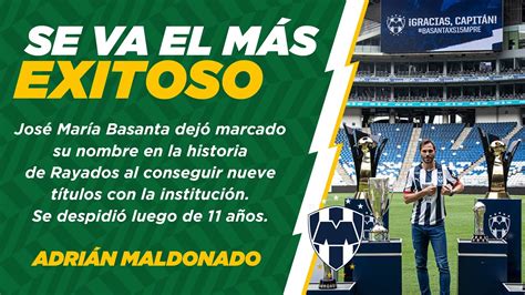 Rayados José María Basanta Se Va De Rayados Once Diario Youtube