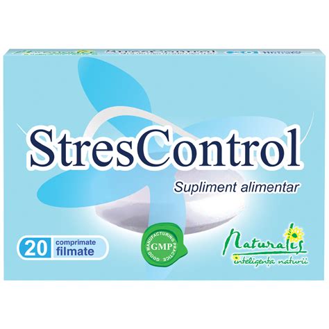 Naturalis Strescontrol X 20 Comprimate Catena Ro