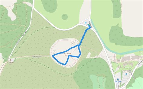 trundle triangle car park walking map
