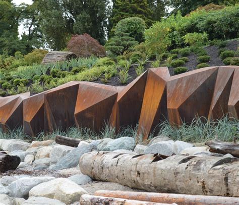 Modern Sculptural Seawall By Paul Sangha Landscape Breaks Waves And