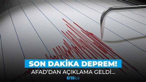 Bal Kesir De Korkutan Deprem Afad Dan A Klama Geldi