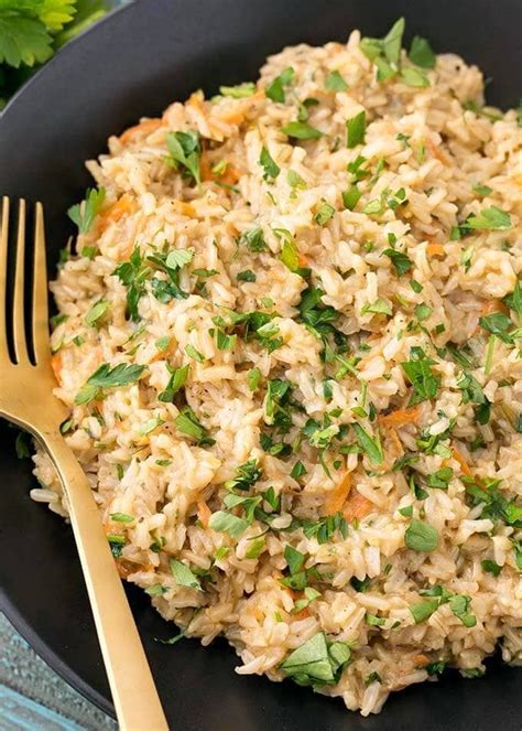 Instant Pot Brown Rice Pilaf Recipe