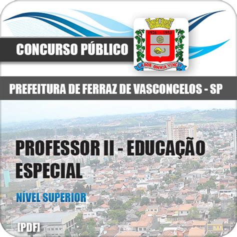 Apostila Ferraz Vasconcelos Sp Prof Especial