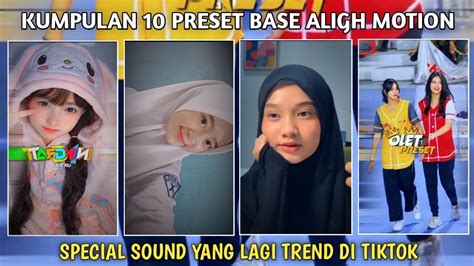 KUMPULAN 10 PRESET JJ ALIGHT MOTION SPESIAL JJ KECE SOUND TERBARU VIRAL