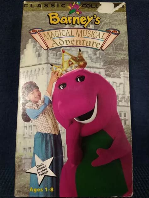 Barney Barneys Magical Musical Adventure Vhs Eur