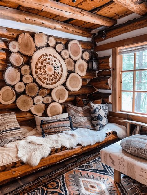 22 Rustic Log Cabin Wall Decor Ideas for a Homey Feel