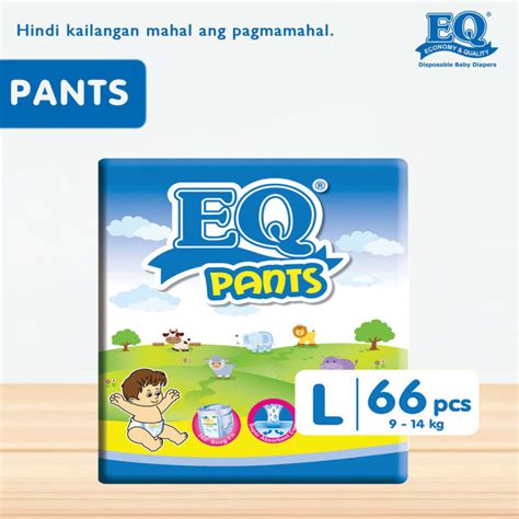 Eq Pants Mega Pack Large 9 14 Kg 66 Pcs X 1 66 Pcs Diaper Pants