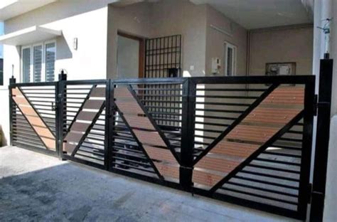 Simple Mild Steel Sliding Main Gate For Residential And Commercial At