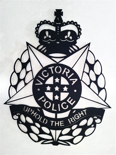 Victoria Police Red Sands Metal Art