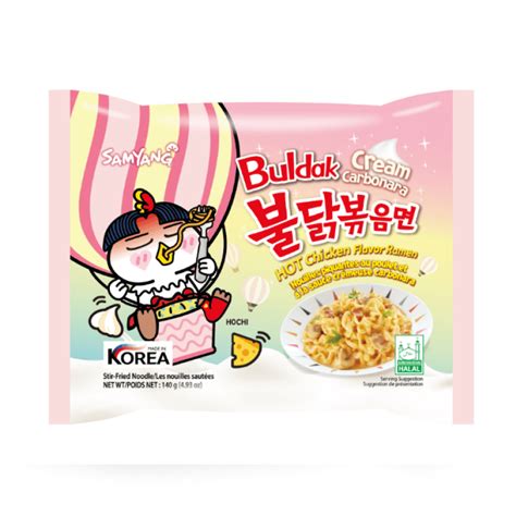 Лапша Samyang Hot Chicken Ramen Cream Carbonara гр п п Корея Республикасы Республика Корея