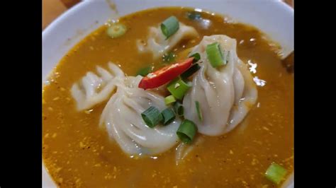 CHICKEN JHOL MOMO DUMPLING YouTube