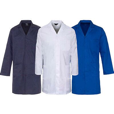 Unisex Lab Coat Laboratory Work Doctor Medical Dental Nursing