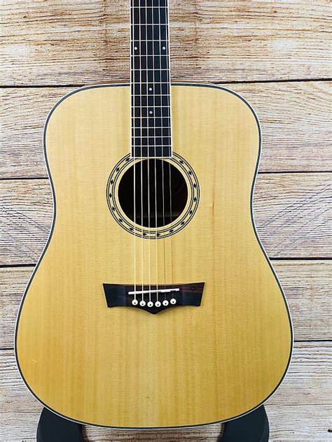 Peavey Delta Woods Dw 2 Solid Top Dreadnought Acoustic Guitar Reverb