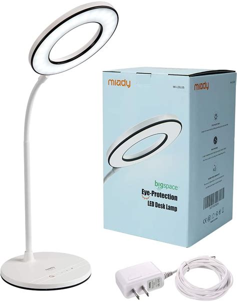 Miady LED Desk Lamp, 3 Color Modes, Dimmable & Touch Control (MI-LDL05 ...