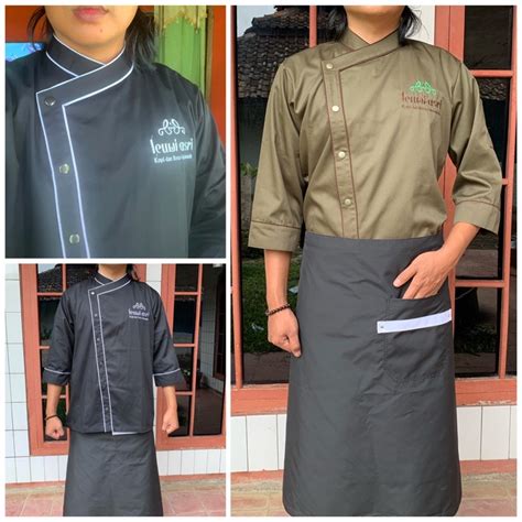 Jual Baju Koki Custom Baju Chef Jacket Chef Seragam Koki Seragam Chef