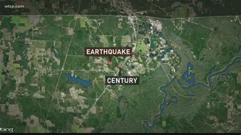 USGS reports rare 2.6 magnitude earthquake near Century, Florida | wtsp.com