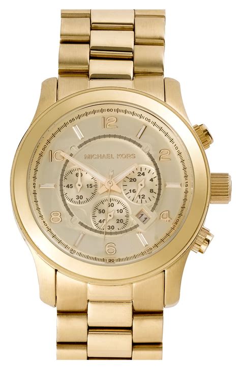 Michael michael kors Michael Kors 'large Runway' Chronograph Bracelet ...