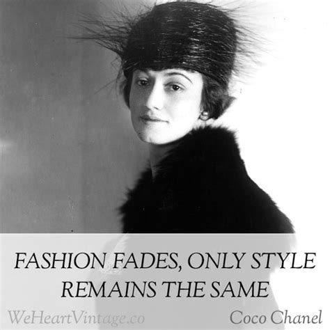 Quotes: Coco Chanel on style vs fashion