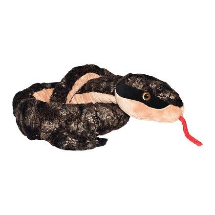 Peluche 137 cm Serpiente fantasía cabeza metálica cobre Wild Republic