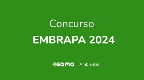 Concurso Embrapa Edital Iminente E Banca Organizadora Definida