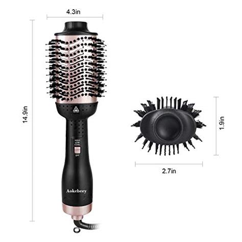 Aokebeey Hot Air Brush Hair Dryer Volumizer In Negative Ion Hair Blow Dryer Comb Salon