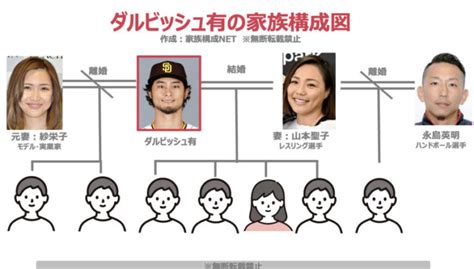 【家族構成図】ダルビッシュ有の嫁は山本聖子！結婚歴は2回で子供は何人なのか調査！ 家族構成 Net