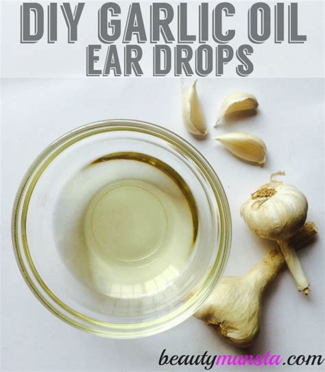 How To Make Garlic Oil Ear Drops For Ear Infections And Ear Aches