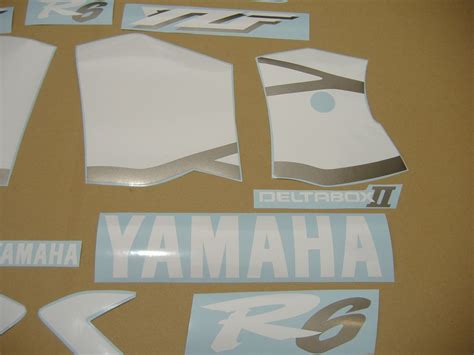 Yamaha Yzf R Rj Eb Decals Set Full Kit Blue Version Moto