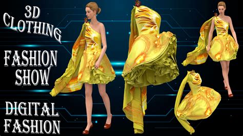 Artstation 3d Dress Digital Fashion Show 3d Clothes Design