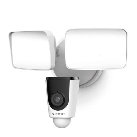 Amcrest Floodlight Camera Smart Home 1080p Security Outdoor Camera Wireless Wifi With Flood