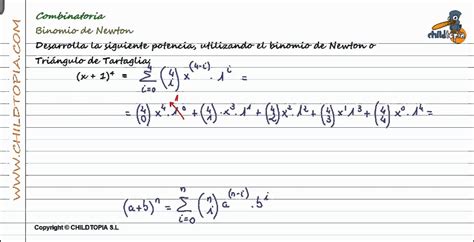 Combinatoria Binomio De Newton 4º De Eso Matemáticas Youtube