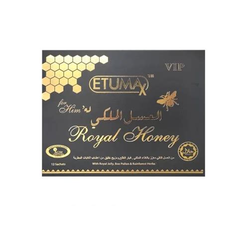 TurkAttar Etumax VIP Malaysian Royal Honey With Royal Jelly Maca