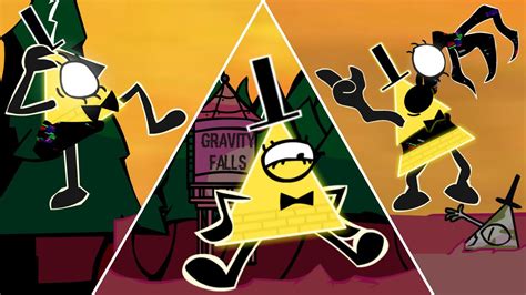 All Bill Cipher Phases Friday Night Funkin Gravity Falls YouTube