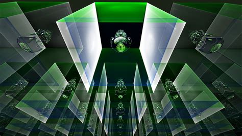 Abstract Gaming Wallpapers 1080p - Green Abstract Gaming Background ...