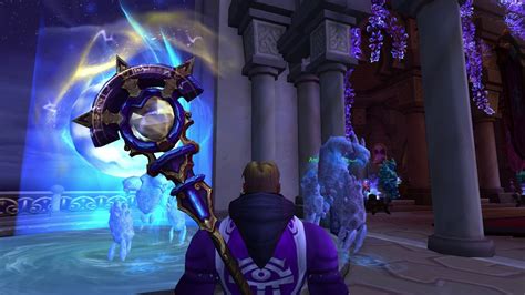 World Of Warcraft Legion Mage Class Hall With The Guradians Library Youtube