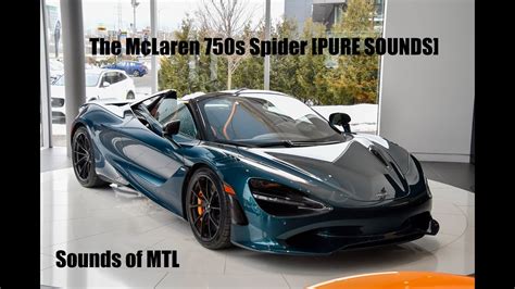 The 2024 McLaren 750s PURE SOUNDS YouTube